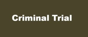 criminal trial